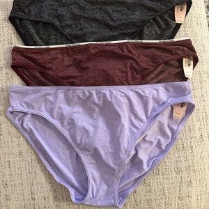 Victoria's Secret Gray and Brown Panties Set Intimates